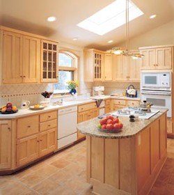 kitchen with skylight1