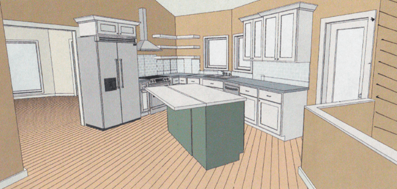 fairwood kitchen remodel elevation